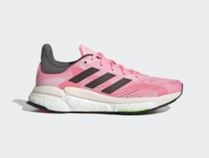 Adidas Solarboost 4 GX6694 Ανδρικά Αθλητικά Παπούτσια Running Beam Pink / Core Black / Solar Green